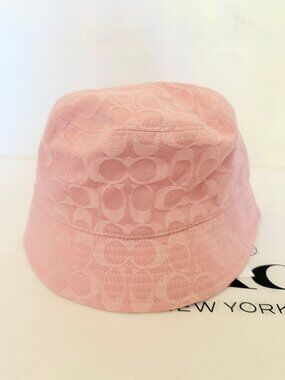 coach Signature Denim Bucket Hat cfi62